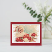  kerstman feestdagenkaart (Staand voorkant)