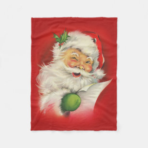  kerstman fleece deken