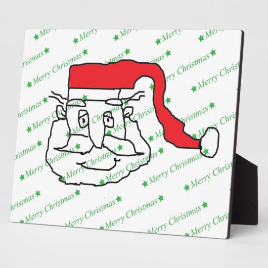 kerstman fotoplaat (Zijkant)