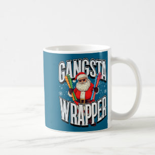 Kerstman Gangsta Verpakking Grappige Kerstmis  Koffiemok
