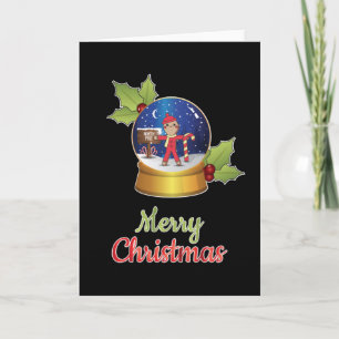 Kerstman Geek Kerst Cool Grappig Cadeau Idee Kaart