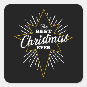 kerstman geek kerstman schimmel geil vierkante sticker