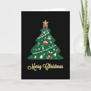 Kerstman Geek Kerstmis Grappig Liefde Cadeau Idee Kaart