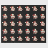  kerstman gelooft in kerst cadeaupapier (Vlak)