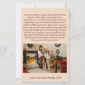  kerstman gepersonaliseerd kerstontwerp (Achterkant)