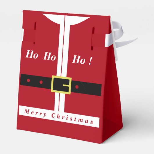 Kerstman Geschenkdozen Bedankdoosjes (Achterkant)
