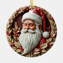 Kerstman Gesneden Uiterlijk