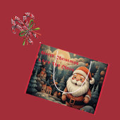 Kerstman Gift Bag – "Vrolijk kerstliefde, de Claus Groot Cadeauzakje