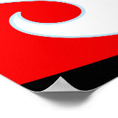 Kerstman Gift Exchange Welkomstbord Poster (Hoek)