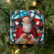 Kerstman Glas Effect