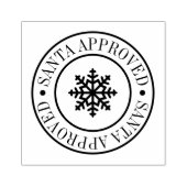 Kerstman Goedgekeurde Gift Levering Rubberstempel (Afrduk)