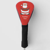 Kerstman Golfheadcover (Voorkant)