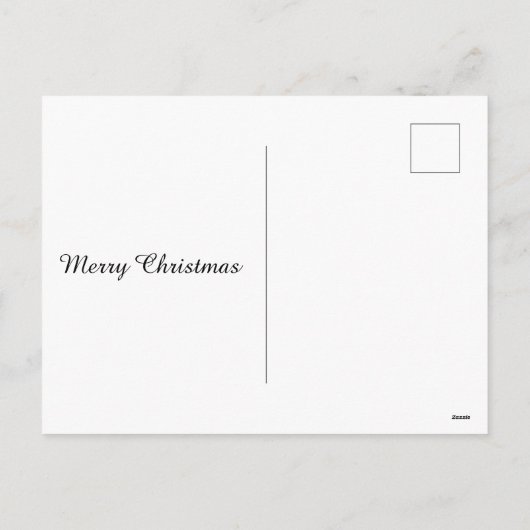 Kerstman Gooien Geschenken Van Helikopter Grappig Feestdagenkaart (Achterkant)