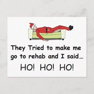 Kerstman Grappig Feestdagenkaart