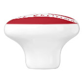 Kerstman Grappige Kerst Keramische Knop (Zijkant)