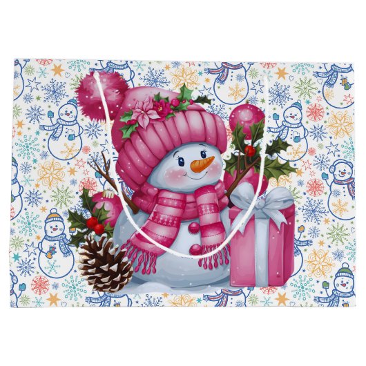 Kerstman Groot Cadeauzakje (Achterkant)