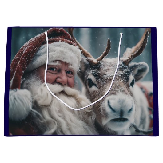 kerstman groot cadeauzakje (Voorkant)