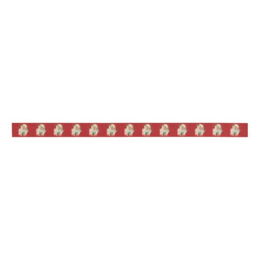  kerstman grosgrain lint (Voorkant)
