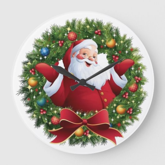 Kerstman Grote Klok (Voorkant)