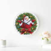 Kerstman Grote Klok (Huis)