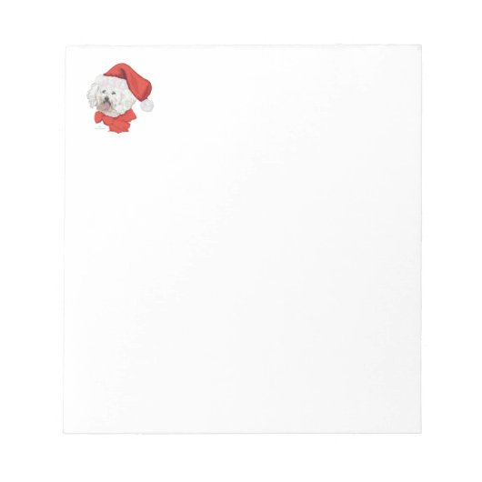 Kerstman Helper Notitieblok (Voorkant)