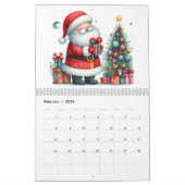 Kerstman het hele jaar door kalender (Feb 2026)