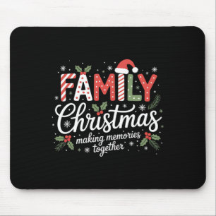 Kerstman Hoed Familie Kerstmis Matching Kerst Outf Muismat