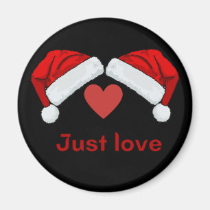Kerstman hoed-gewoon liefde magneet