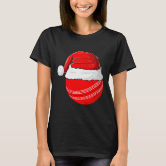Kerstman Hoed Kerstmis Cricket T-shirt