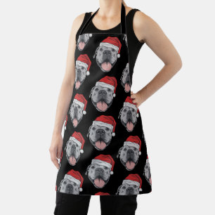 Kerstman Hoed Pitbull Pit Kerstmis Xmas Huisdier H Schort