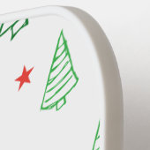 Kerstman hoed pterodactyl pickleball paddle (Links Detail)