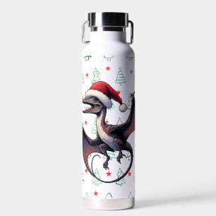 Kerstman hoed pterodactyl waterfles
