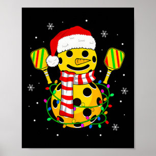 Kerstman Hoed Sneeuwman Cadeaus Voor Kerstmis Grap Poster