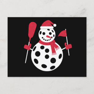 Kerstman Hoed Sneeuwman Familie Kerstmis Matching  Briefkaart