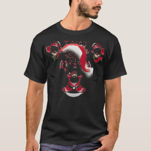 Kerstman Hoed Word Art T-shirt