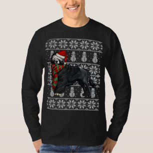 Kerstman Hoed Xmas Portugees Water Hond Lelijke Ke T-shirt