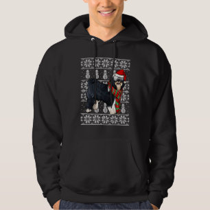 Kerstman Hoed Xmas Tibetaanse Terrier Lelijke Kers Hoodie