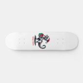 Kerstman hoedraptor skateboard (Horizontaal)