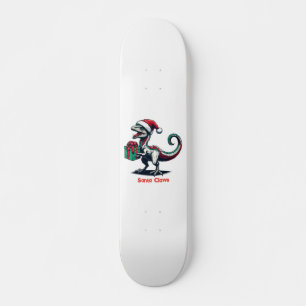 Kerstman hoedraptor skateboard