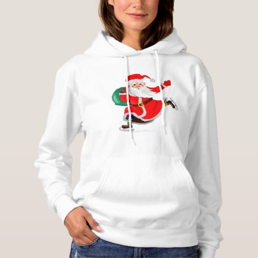 kerstman hoodie (Voorkant)