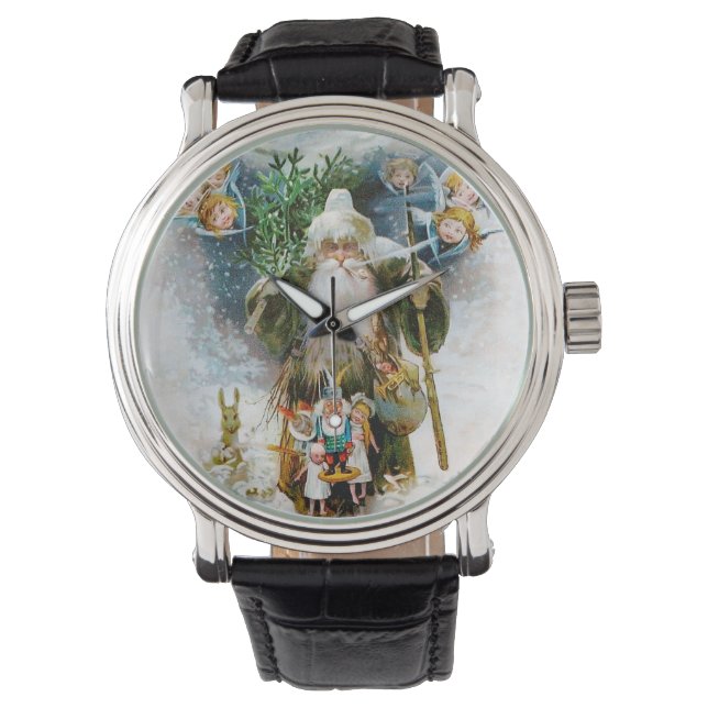  kerstman horloge (Voorkant)