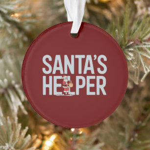 Kerstman Hulppost Kerstmis Ornament