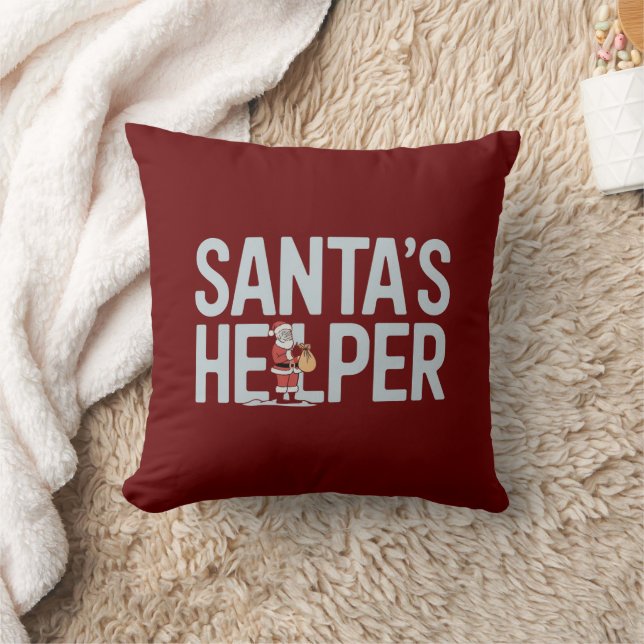 Kerstman Hulpsinterklaas Kussen (Deken)