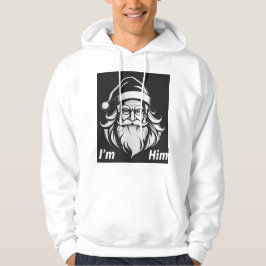Kerstman Ik Ben Hem Print Noviteit Hoodie