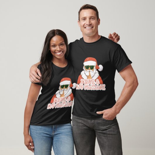Kerstman Ik heb een groot pakket T-shirt (Unisex)