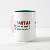 KERSTMAN! IK KEN HEM! Mok (Voorkant links)