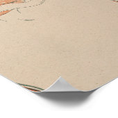  Kerstman Illustration Holiday Poster (Hoek)