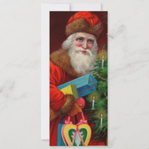 Kerstman in het rood Uitnodiging