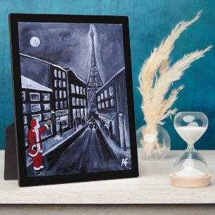 Kerstman in Parijs Schilderij van Alfred Fox Fotoplaat