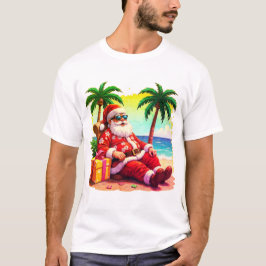 Kerstman in Rust met Cadeau T-shirt